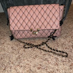 Red Valentino mesh quilted bag